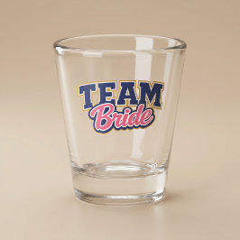Team Bruid Krachtig Huwelijksfeest Shot Glas