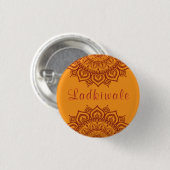 Team Bruid ladkiwale badge Ronde Button 3,2 Cm (Voorkant /achterkant)
