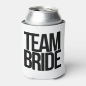 Team bruid om te zijn blikjeskoeler (Blikje Voorkant)