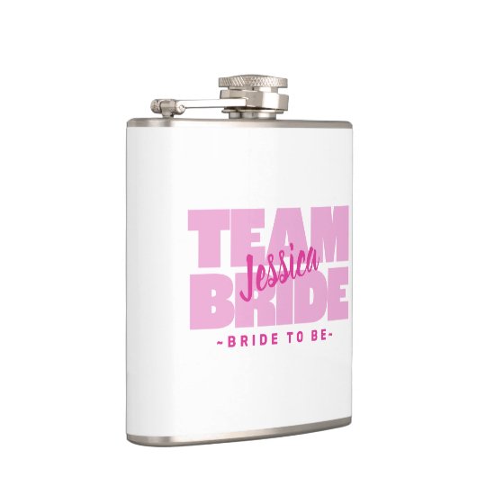 Team bruid om te zijn bruiloft naam Party Trendy P Heupfles (Rechts)