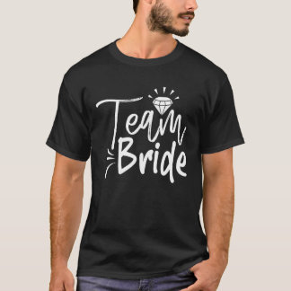 Team Bruid Overeenkomstige Bruiloftspartij Schatti T-shirt