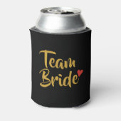 Team Bruid Rode Hart Blikjeskoeler (Blikje Achterkant)