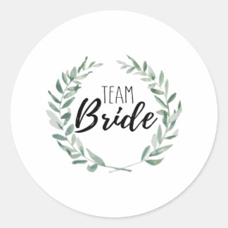 Team Bruid Ronde Sticker