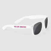 Team Bruid Roze Meisjes Zonnebrillen (Rechts)