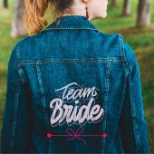 team bruid schattig vrouwen denim jacket