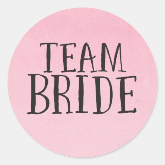 Team bruid Stickers (Voorkant)
