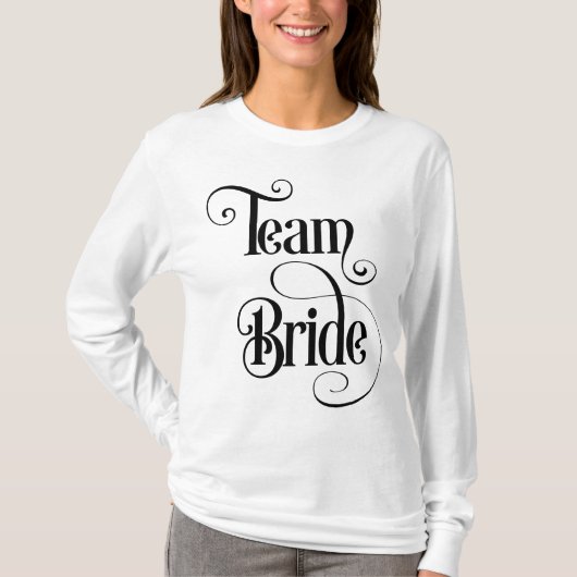 Team Bruid T-shirt (Voorkant)