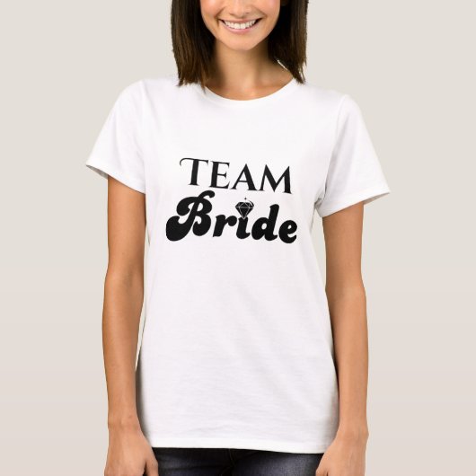 Team Bruid T-shirt (Voorkant)