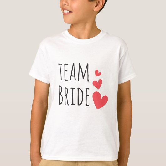 Team Bruid T-shirt (Voorkant)