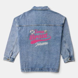Team Bruid | Team Braut Bruidsfeest Cadeautje Denim Jacket
