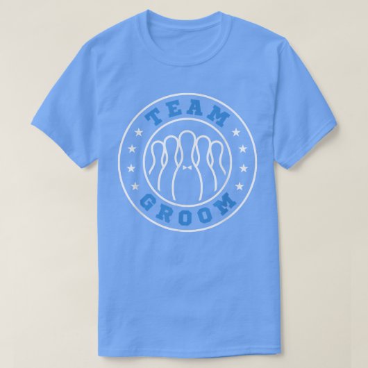 Team Bruid Team Bruidegom Bowling Bachelorfeest Br T-shirt (Design voorkant)