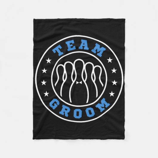 Team Bruid Team Bruidegom Bowling Bachelorfeest Hu Fleece Deken (Voorkant)