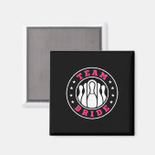 Team Bruid Team Bruidegom Bowling Bachelorfeest Hu Magneet (Voorkant / Achterkant)