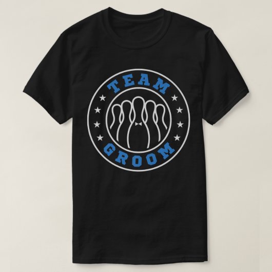 Team Bruid Team Bruidegom Bowling Bachelorfeest Hu T-shirt (Design voorkant)
