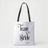 Team Bruid Tote Bag (Voorkant)