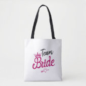 Team Bruid Tote Bag (Voorkant)