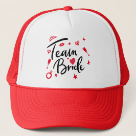 Team Bruid Trouw Persoonlijk , bruidsmeisje Trucker Pet