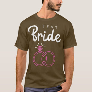 Team Bruid Trouwfeest Jonggezellenfeest Matchi T-shirt