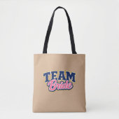 Team Bruid Trouwfeest Tote Bag (Voorkant)