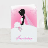 Team bruid Trouwjurk bruid bruids silhouet (Voorkant)