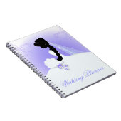 Team bruid Trouwjurk bruid bruids silhouet Notitieboek (Rechterzijde)