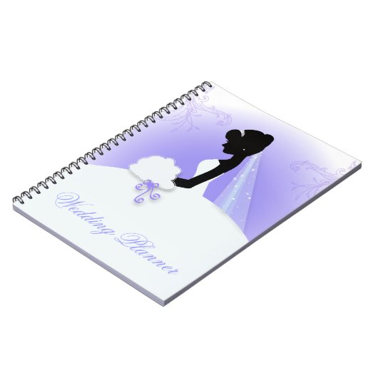Team bruid Trouwjurk bruid bruids silhouet Notitieboek (Linkerzijde)