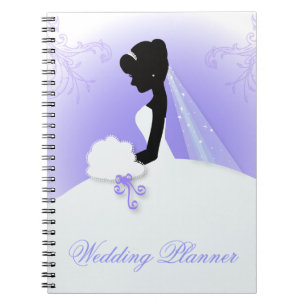 Team bruid Trouwjurk bruid bruids silhouet Notitieboek