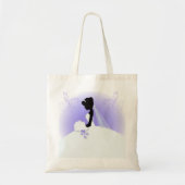 Team bruid Trouwjurk bruid bruids silhouet Tote Bag (Voorkant)