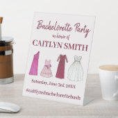 Team Bruid Vrijgezellenfeest Bachelorette Party Go Reclamebord Met Voetstuk (Insitu)