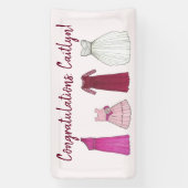 Team Bruid Vrijgezellenfeest Bachelorette Party Go Spandoek (Verticaal)