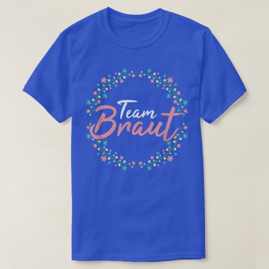 Team bruid vrijgezellenfeest t-shirt (Design voorkant)