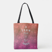 Team bruid - vrijgezellenfeest tote bag (Achterkant)