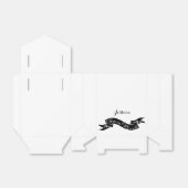 Team Bruid XO Hart Lint Bedankdoosjes (Uitgevouwen)