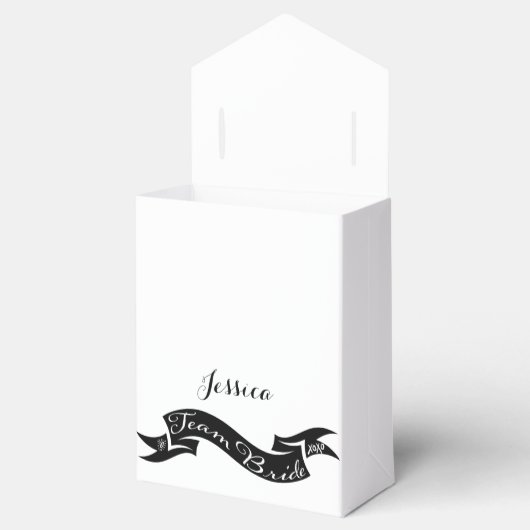 Team Bruid XO Hart Lint Bedankdoosjes (Geopend)