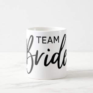 Team bruid zwart koffiemok