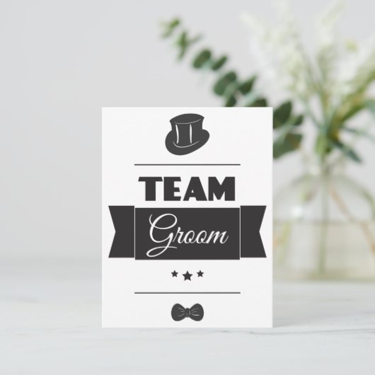 Team bruidegom (Staand voorkant)