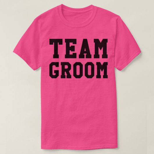 Team Bruidegom 13 T-shirt (Design voorkant)