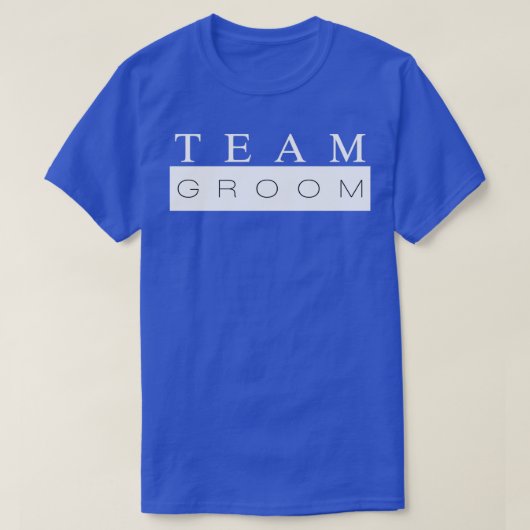 Team Bruidegom Bachelor feest 5 T-shirt (Design voorkant)