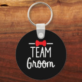 Team Bruidegom Bachelorfeest  Sleutelhanger (Voorkant)