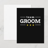 Team Bruidegom Bedankkaart (Voorkant / Achterkant)