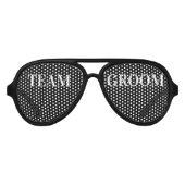 Team bruidegom bruids partij fotoshoot aviator zonnebril (Voorkant)