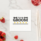 Team Bruidegom | Bruidsjonker | Bachelor | Zwart W Servet (Insitu)