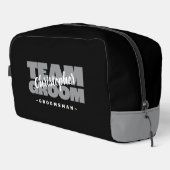Team Bruidegom Bruidsjonker Trouwfeest Cool Retro  Toilettasje (Rechterhoek)