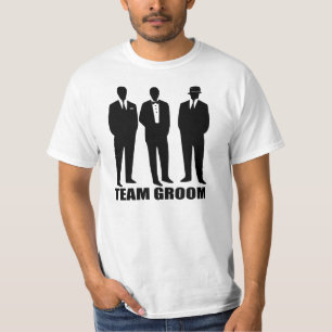 Team bruidegom, bruiloft bemanning, bruidegom bema t-shirt