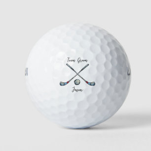 Team Bruidegom Golf Bruiloft cadeaus Golfballen