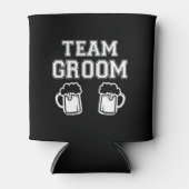 Team bruidegom grappige Groomsman grappig vrijgeze Blikjeskoeler (Voorkant)