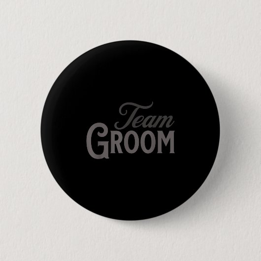 Team Bruidegom Groep Matching Bachelor Party 2024  Ronde Button 5,7 Cm (Voorkant)