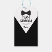 Team bruidegom - Groomsmen Gift Label Cadeaulabel (Voorkant)
