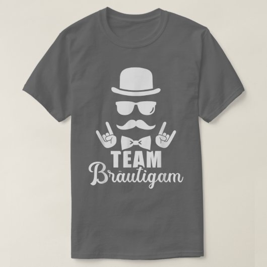 Team Bruidegom Hen Party T-shirt (Design voorkant)