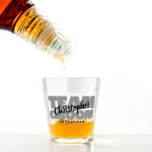 Team Bruidegom Huwelijksfeest Bruidsjonker Zwart G Shot Glas